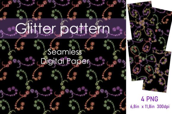 Elegant Glitter Swirls Seamless Patterns: A Strategic Tool for Creative Excellence