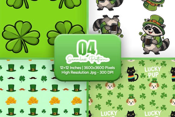 Lucky Animals St Patrick Patterns: Creative Fun for Festive Designs