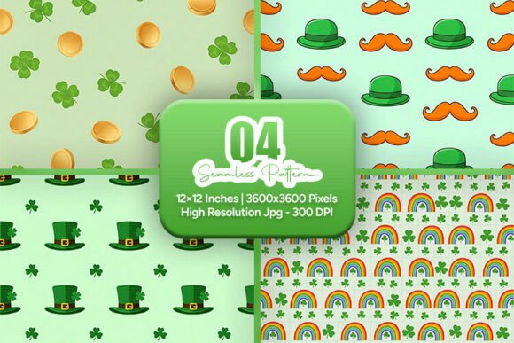 Lucky Hat Rainbow Seamless Patterns: A Versatile Tool for Creative Projects