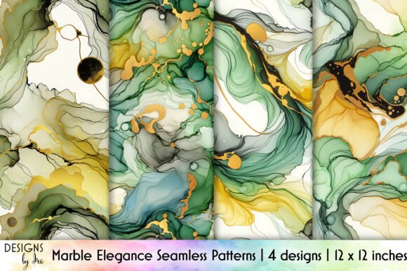 Marble Seamless Patterns, Luxury Elegant