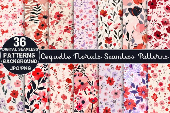 Pink Red Florals Seamless Patterns: A Guide to Choosing and Using Them Effectively
