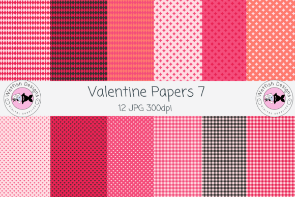 Valentine Seamless Paper Patterns 7: A Creative Tool for Expressing Love