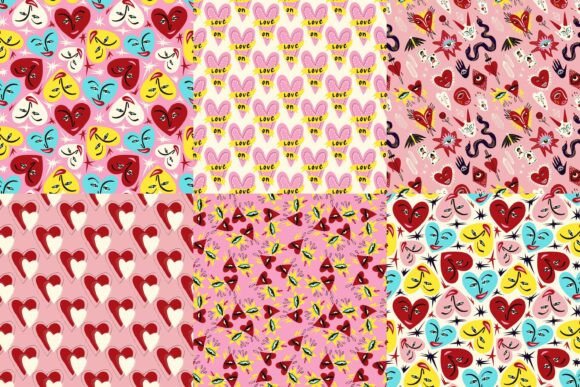 Valentines Day Patterns Pack: A Stylish Resource for Creative Projects